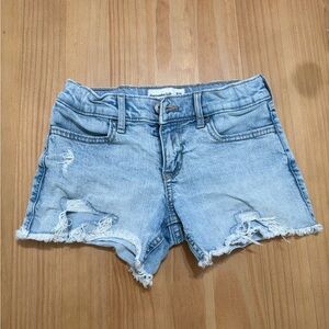 Abercrombie kids girls Jean shorts size 9/10